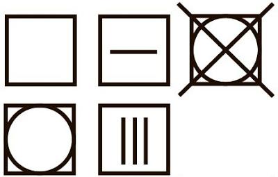 Etiqueta recomendaciones de secado Etiqueta recomendaciones de secado