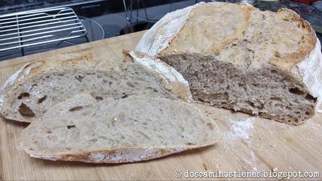 (Pan Casero) Hogaza con harina de trigo vs Hogaza con harina de fuerza (Nº 7 y Nº 8)