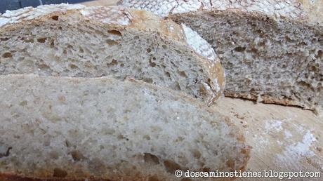 (Pan Casero) Hogaza con harina de trigo vs Hogaza con harina de fuerza (Nº 7 y Nº 8)