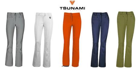 tsunami skiwer pantalones de esqui adjustados