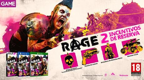 GAME desvela los incentivos por la reserva de Rage 2 y su exclusiva Wingstick Deluxe Edition