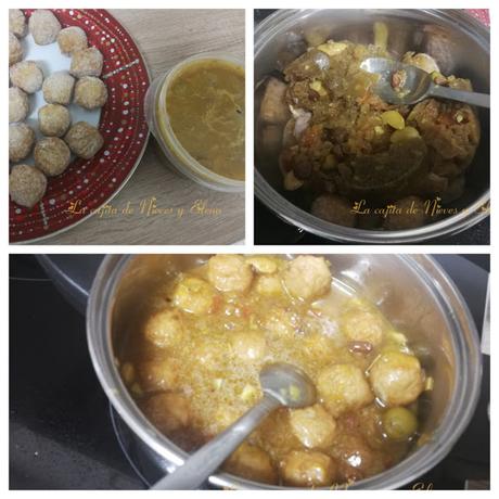 Albóndigas mozárabes