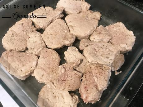 Solomillo al ajo tostado