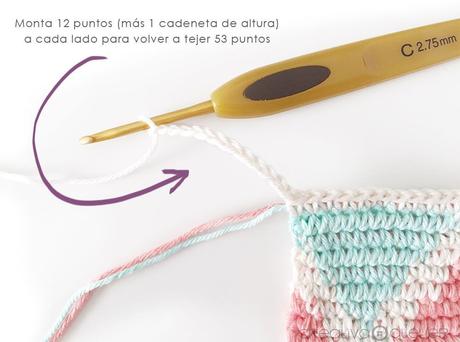 Cómo hacer un neceser tapestry a crochet de form cuadrada
