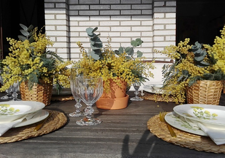 4 ideas para decorar con mimosas