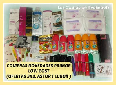 Compras Novedades Primor low cost (Ofertas 3x2, Astor 1 €)