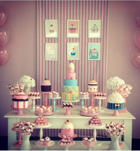 Fiesta temática cupcakes