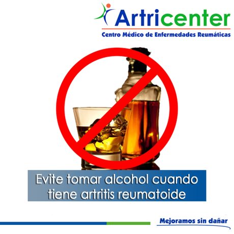 Artricenter: Evite tomar alcohol cuando tiene artritis reumatoide