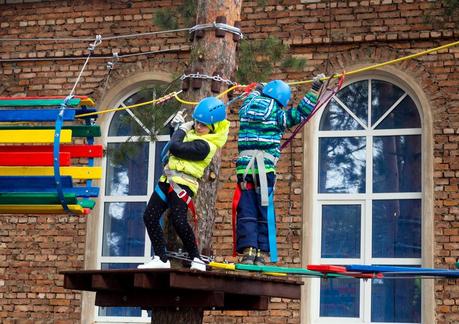 Diversión para los niños en los campamentos urbanos Diversión para los niños en los campamentos urbanos