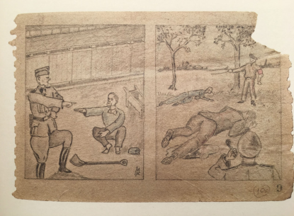 El cuaderno de los bocetos de Auschwitz. El cuaderno de los bocetos de Auschwitz.