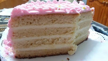 Tarta de Vainilla sin huevo