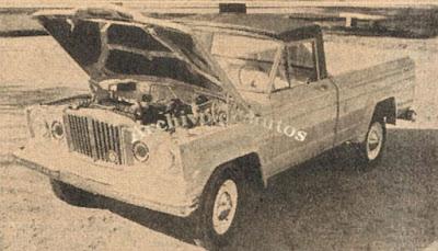 Estanciera, Utilitario y Jeep Gladiator con motor Tornado