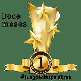 Trofeo doce meses en #fuegoenlaspalabras
