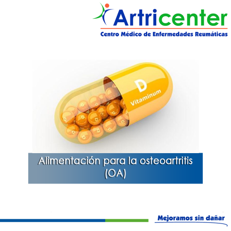 Artricenter: Alimentación para la osteoartritis (OA).