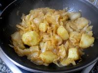 Col con patatas al pimentón de la Vera con bacon