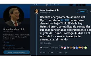 Cuba rechaza intento de EE.UU de universalizar el bloqueo [+ Declaración]
