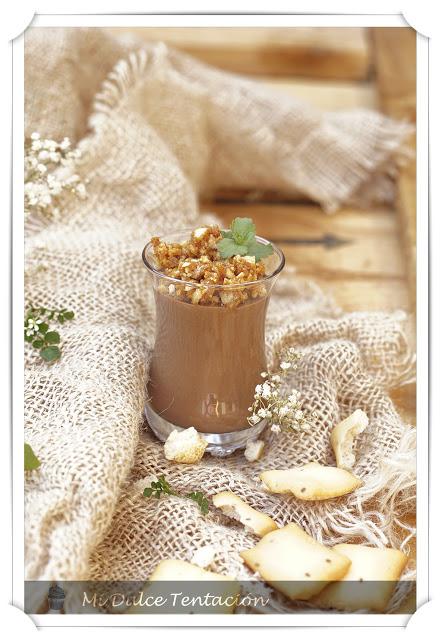 Natillas exprés con Pan crujiente Caramelizado