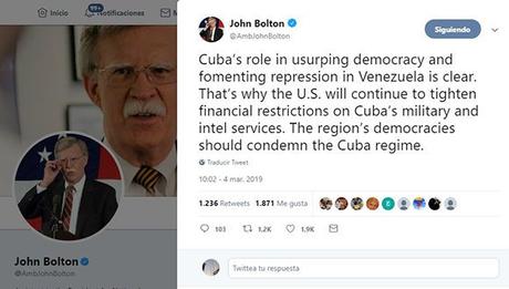 Califica Cuba de chantaje autorización de demandas por EE.UU