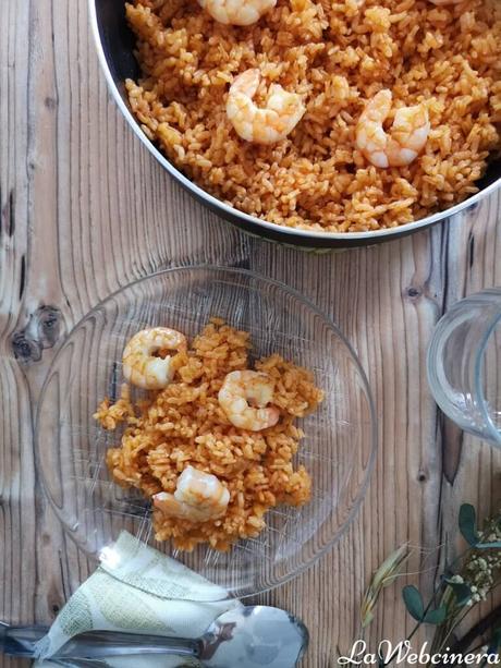 Arroz con langostinos Arroz con langostinos