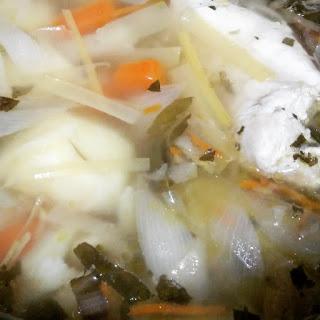 Crema de verduras y pollo Crema de verduras y pollo
