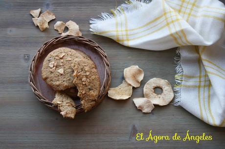 Galletas con manzanas deshidratadas El Ágora de Ángeles galletas, galletas de manzana,manzanas deshidratadas