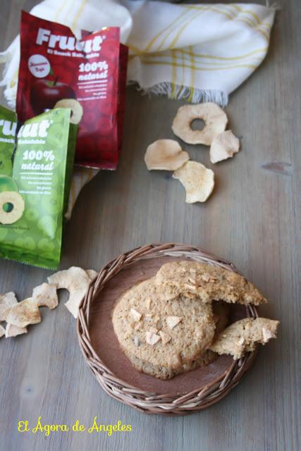 galletas, galletas de manzana,manzanas deshidratadas