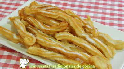 Churros crujientes y deliciosos receta original paso a paso