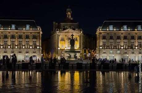 Viaje Burdeos Bordeaux noche roadtrip