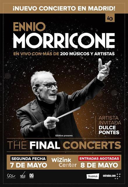 Ennio Morricone anuncia segundo recital en el WiZink Center de Madrid (y tercero en España)