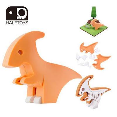 Los dinosaurios desmontables de HalfToys Los dinosaurios desmontables de HalfToys