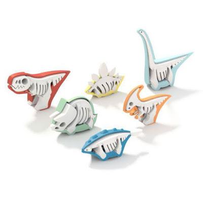 Los dinosaurios desmontables de HalfToys