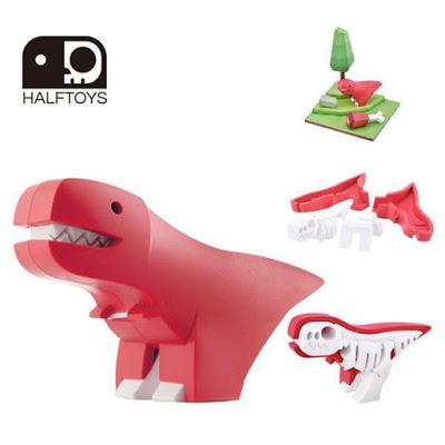 Los dinosaurios desmontables de HalfToys Los dinosaurios desmontables de HalfToys