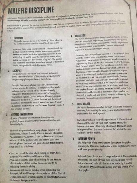 Filtrados poderes de la disciplina Maléfica de MEC (Shadowspear) Filtrados poderes de la disciplina Maléfica de MEC (Shadowspear)