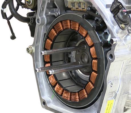 Extracción del rotor del motor IMA de Honda