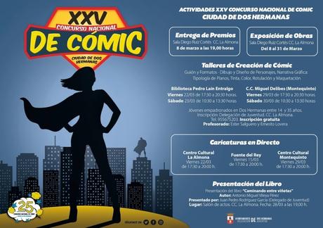 Actividades del XXV Concurso Nacional de Cómic Ciudad de Dos Hermanas durante el mes de Marzo