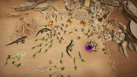 Las batallas estratégicas con dinosaurios de Warparty llegan el 28 de marzo