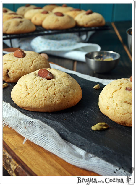 Galletas cardamomo, limón y almendra