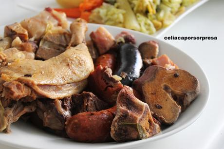 COCIDO MADRILEÑO EN DOS TIEMPOS (olla exprés) COCIDO MADRILEÑO EN DOS TIEMPOS (olla exprés)