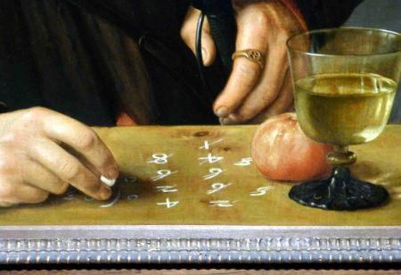 “El calculista” de Barthel Beham en Viena “El calculista” de Barthel Beham en Viena