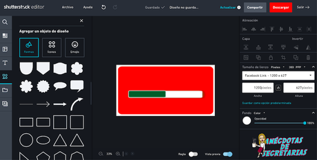 Cómo crear tarjetas de felicitación de Navidad personalizadas Shutterstock editor agregar formas a imagen