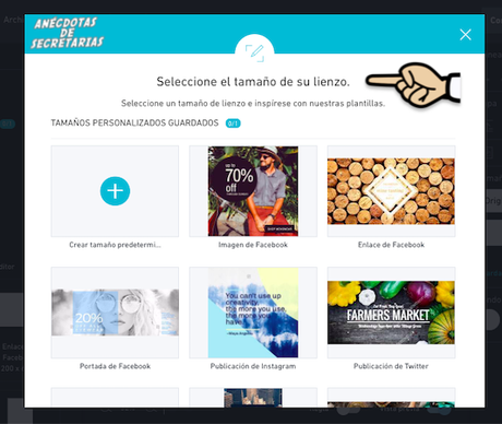 Cómo crear tarjetas de felicitación de Navidad personalizadas Shutterstock editor Elegir tamaño lienzo imagen