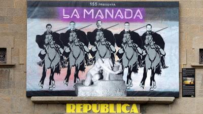 Critican un mural en Olot. Critican un mural en Olot.