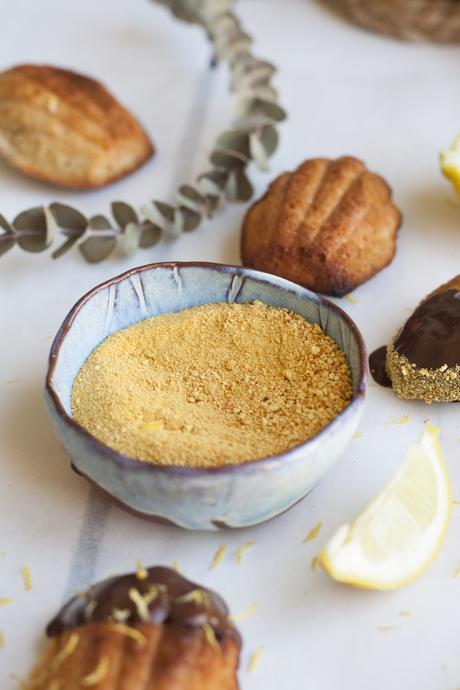 Magdalenas francesas de mantequilla y cítricos