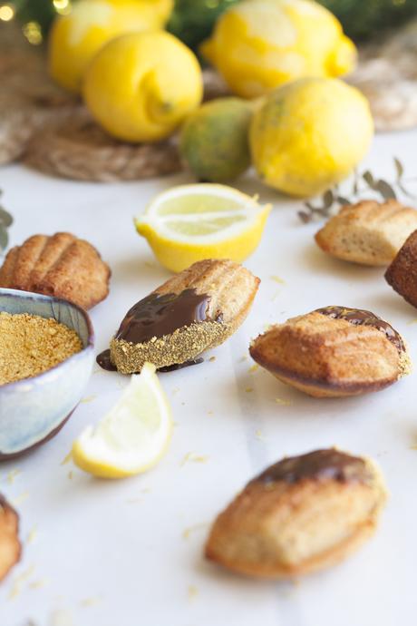 Magdalenas francesas de mantequilla y cítricos