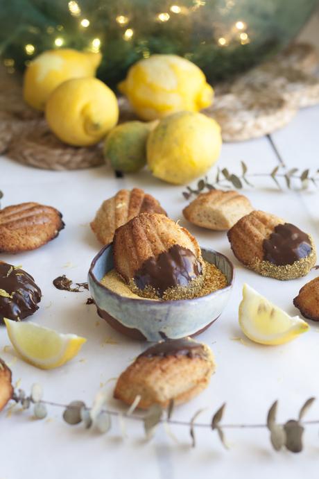 Magdalenas francesas de mantequilla y cítricos