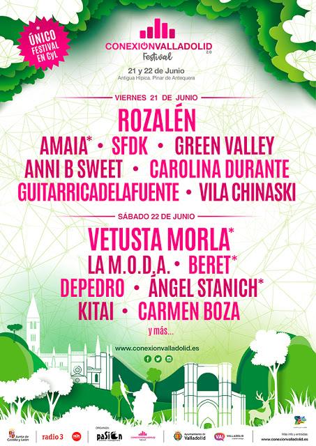 Conexión Valladolid 2019 suma a La M.O.D.A., Green Valley, Anni B Sweet, Kitai, Carmen Boza... Conexión Valladolid 2019 suma a La M.O.D.A., Green Valley, Anni B Sweet, Kitai, Carmen Boza...