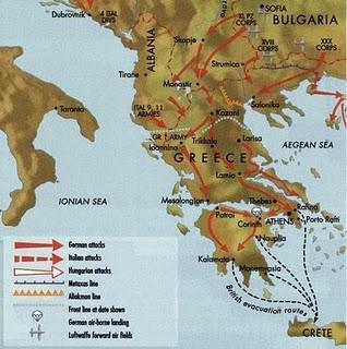 El Imperio Británico, expulsado de Grecia - 30/04/1941.