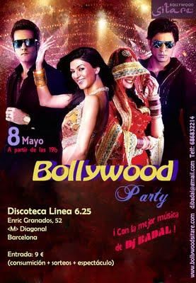 Fiesta Bollywood en Barcelona.
