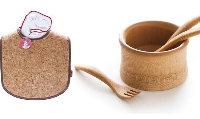 Set de accesorios ecológicos para bebé