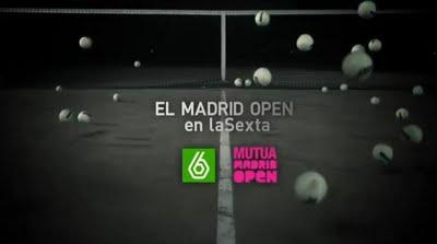 La Sexta emite el Mutua Madrid Open de tenis